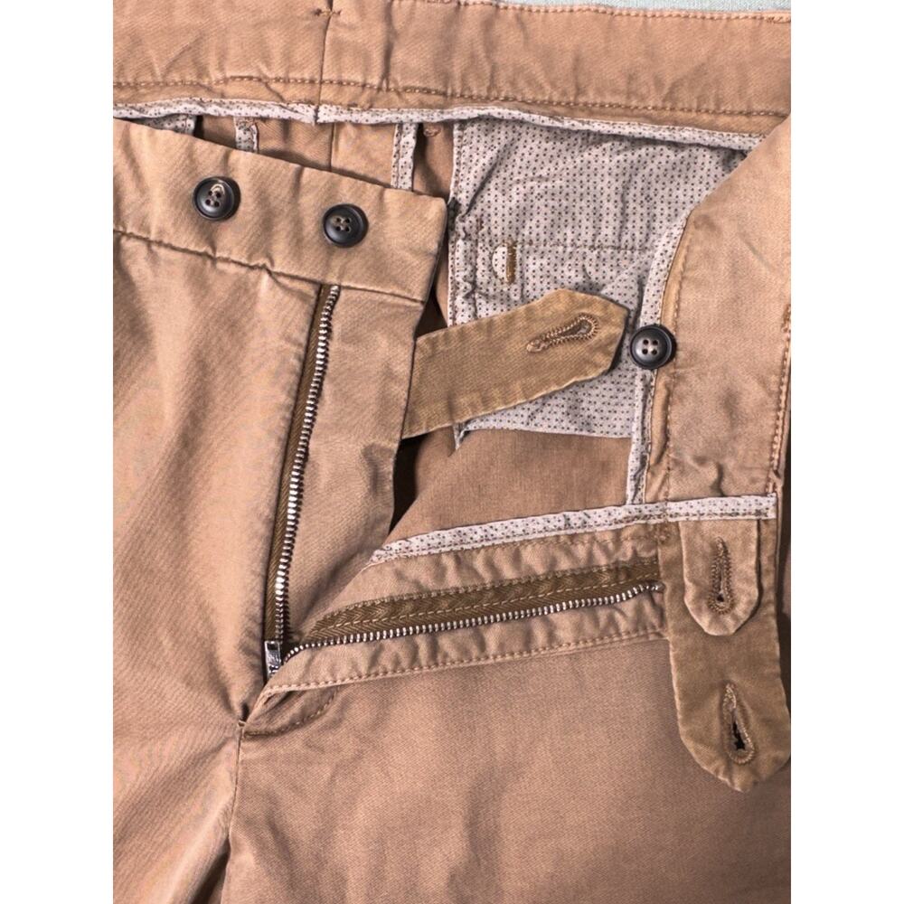 Peter Millar Collection Mens Chino Pants 36 Khaki Stretch Flat Front Casual - Picture 6 of 11